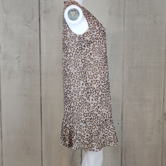 Ann Taylor Loft Leopard Print Tunic Dress Size XS - Picture 2 of 14
